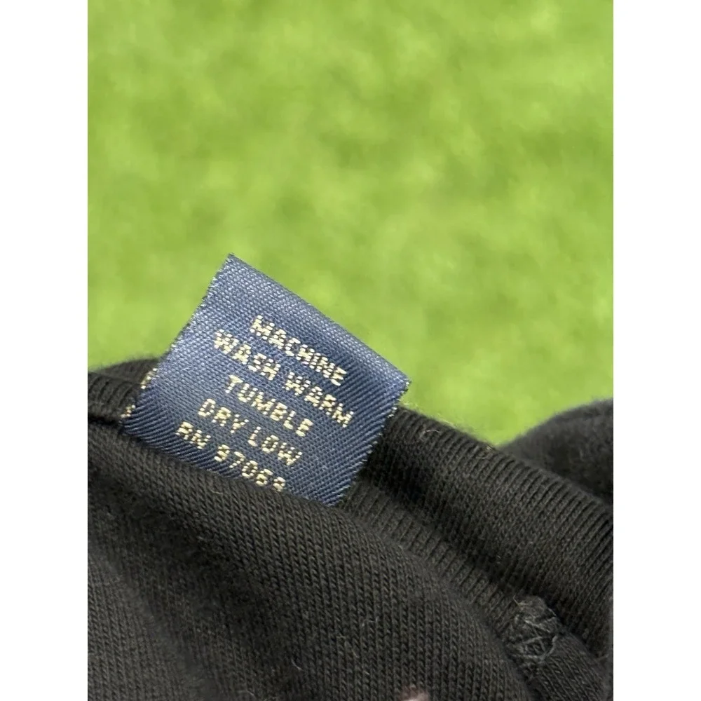 Scott Barber 1/4 Zip Long Sleeve‎ Large Black Pullover Shirt Sweater Pima Cotton - Picture 6 of 11